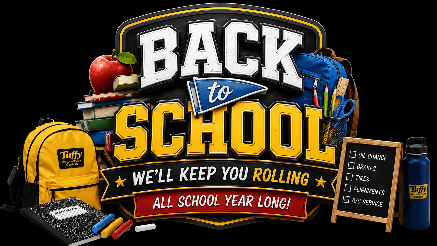 Back to School - We'll Keep You Rolling All School Year Long
